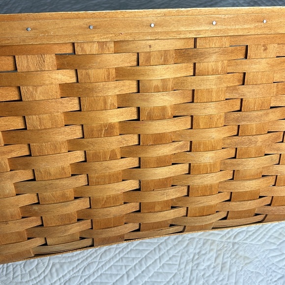 Longaberger Laundry Hand Woven Basket 1994 Vintage - Picture 3 of 13